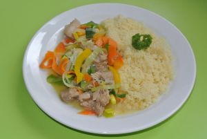 Fotografie dobroty jménem Masová směs ze zeleninou, kuskus