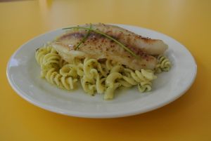 Fotografie dobroty jménem Bylinkové těstoviny, ryba