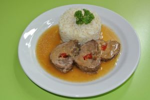 Fotografie dobroty jménem Hovězí roláda s rýží